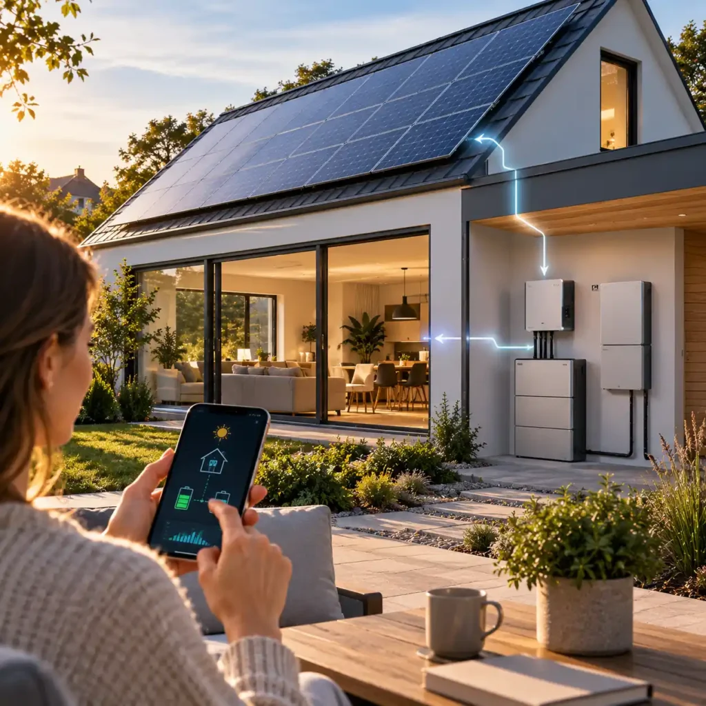 EcoFlow smart energy ecosystem connecting solar, batteries, and home power